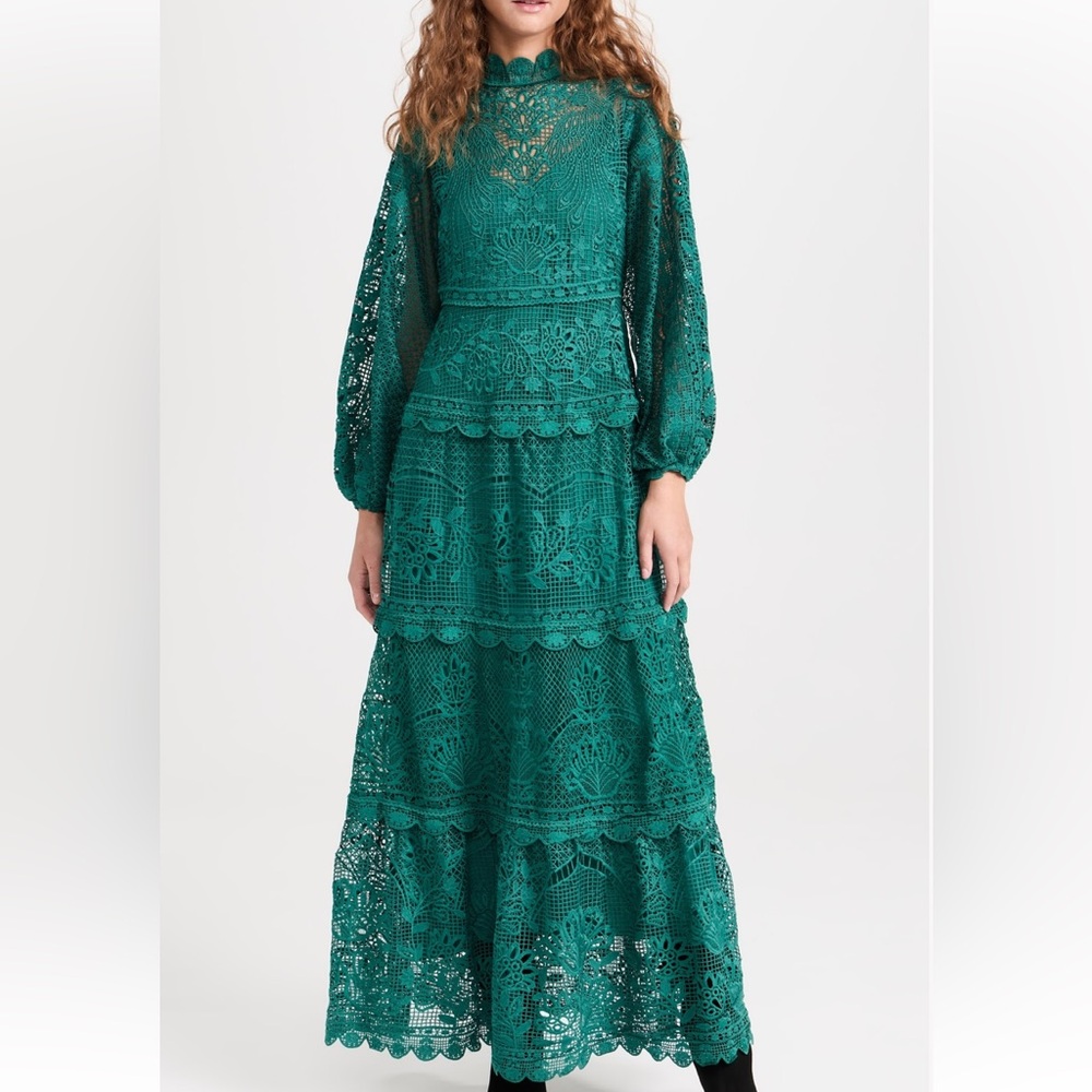 Farm Rio Guipure Maxi Dress